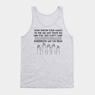 Throw Your Hands in the Air Depression Tank Top